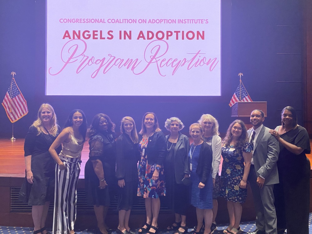 Staff at Angels in Adoption Ceremony