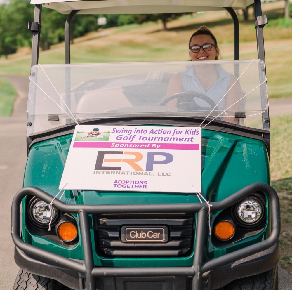 ERP International Sponsorship at Swing Into Action for Kids Golf Tournament