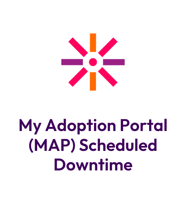 Website Pop Up Graphic - Scheduled MAP Downtime