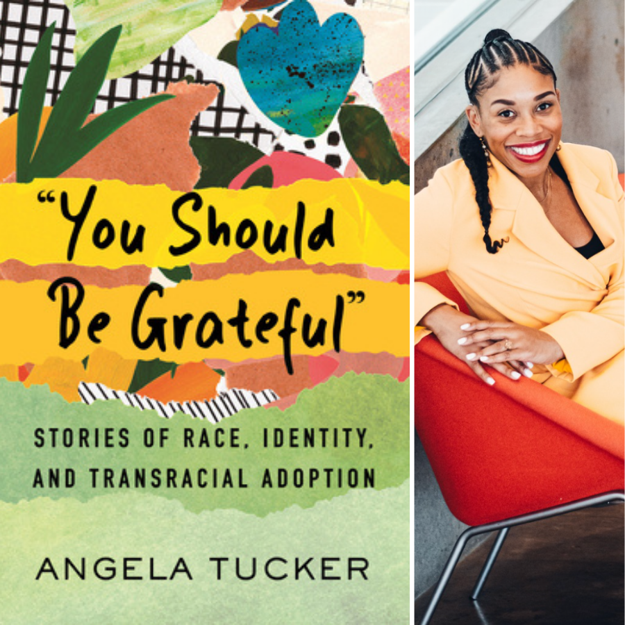 You Should Talk to Someone Angela Tucker Book Cover and Author Photo